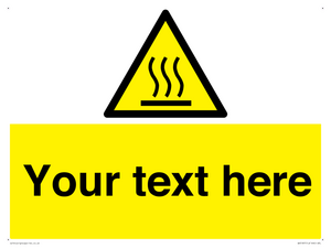 Custom Hot Surface Sign